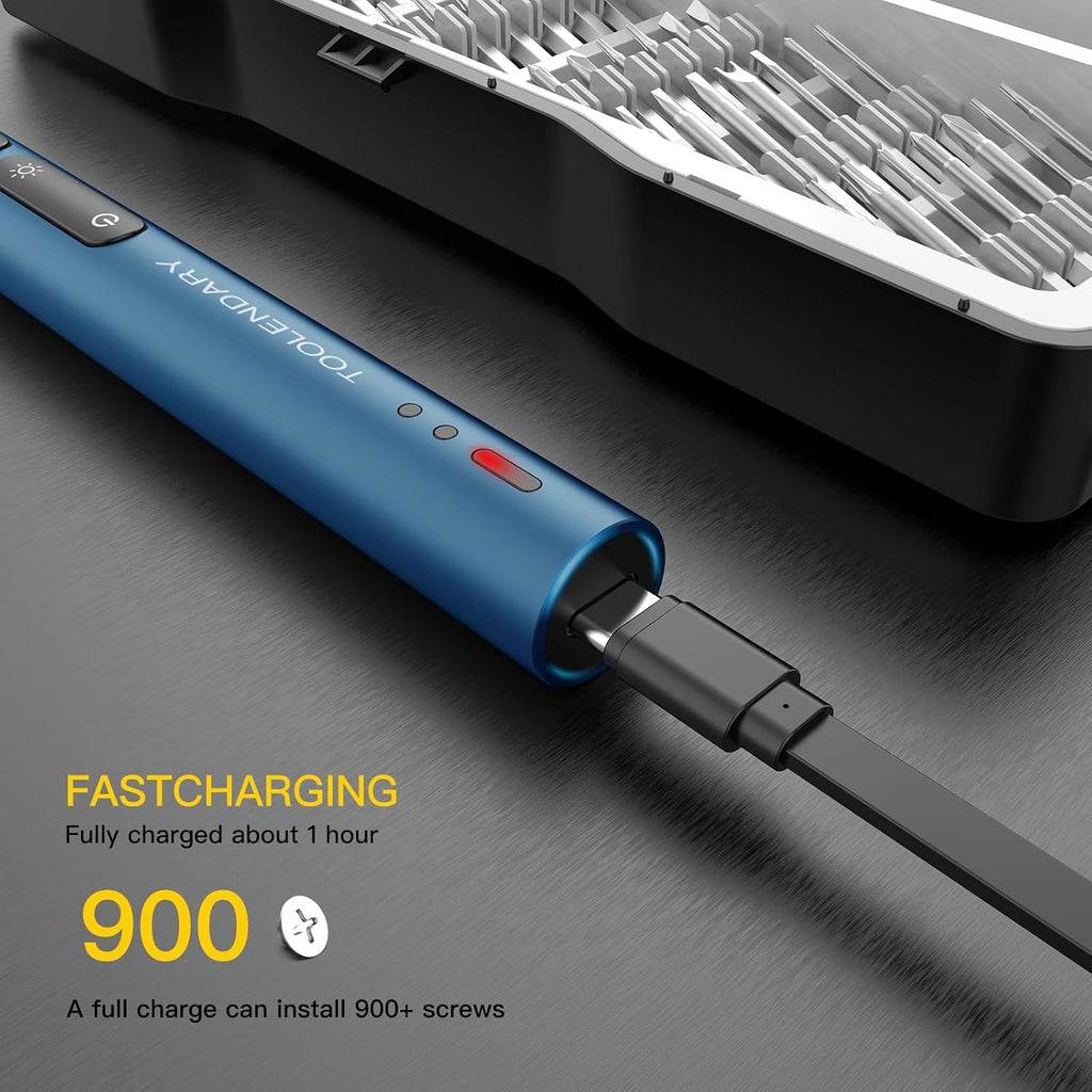 Mini Electric Screwdriver Set,66 in 1 Small Electric Screw Driver Kit with Magnetic Bits,Precision Screwdrivers, Precision Cordless Repair Tool for Phone, Camera, Laptop, Watch