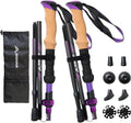 BISINNA Carbon Fiber Trekking Poles Collapsible Hiking Poles 2PC