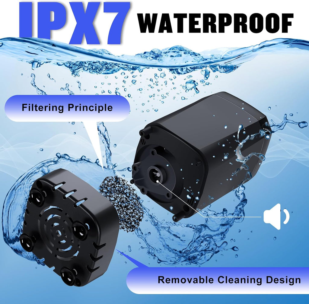 Spopal Portable Shower for Camping, [Long-Lasting] 6000mAh Rechargeable