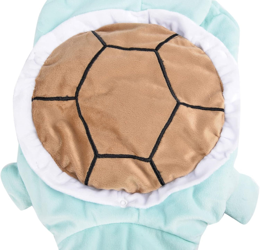 Dog Cat Halloween Costumes - Pet Turtle Cosplay Clothes, Adorable Flannel Tortoise Puppy Pajama Outfit, Soft Velvet Christmas Doggie Hoodies, Funny Fleece Sweater for Small Medium Large Dogs, XLarge