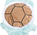 Dog Cat Halloween Costumes - Pet Turtle Cosplay Clothes, Adorable Flannel Tortoise Puppy Pajama Outfit, Soft Velvet Christmas Doggie Hoodies, Funny Fleece Sweater for Small Medium Large Dogs, XLarge