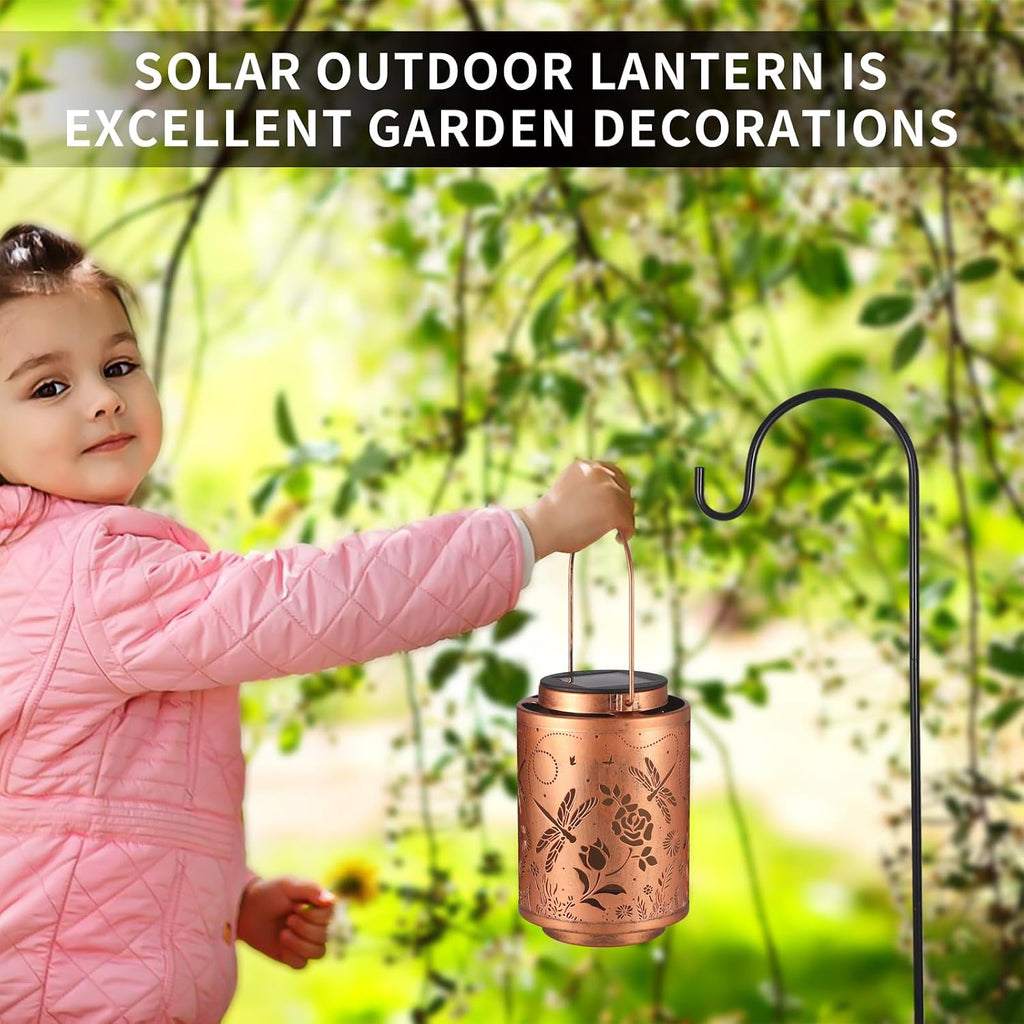2 Pack Dragonfly Solar Lanterns Garden Decor Birthday Gifts for Women