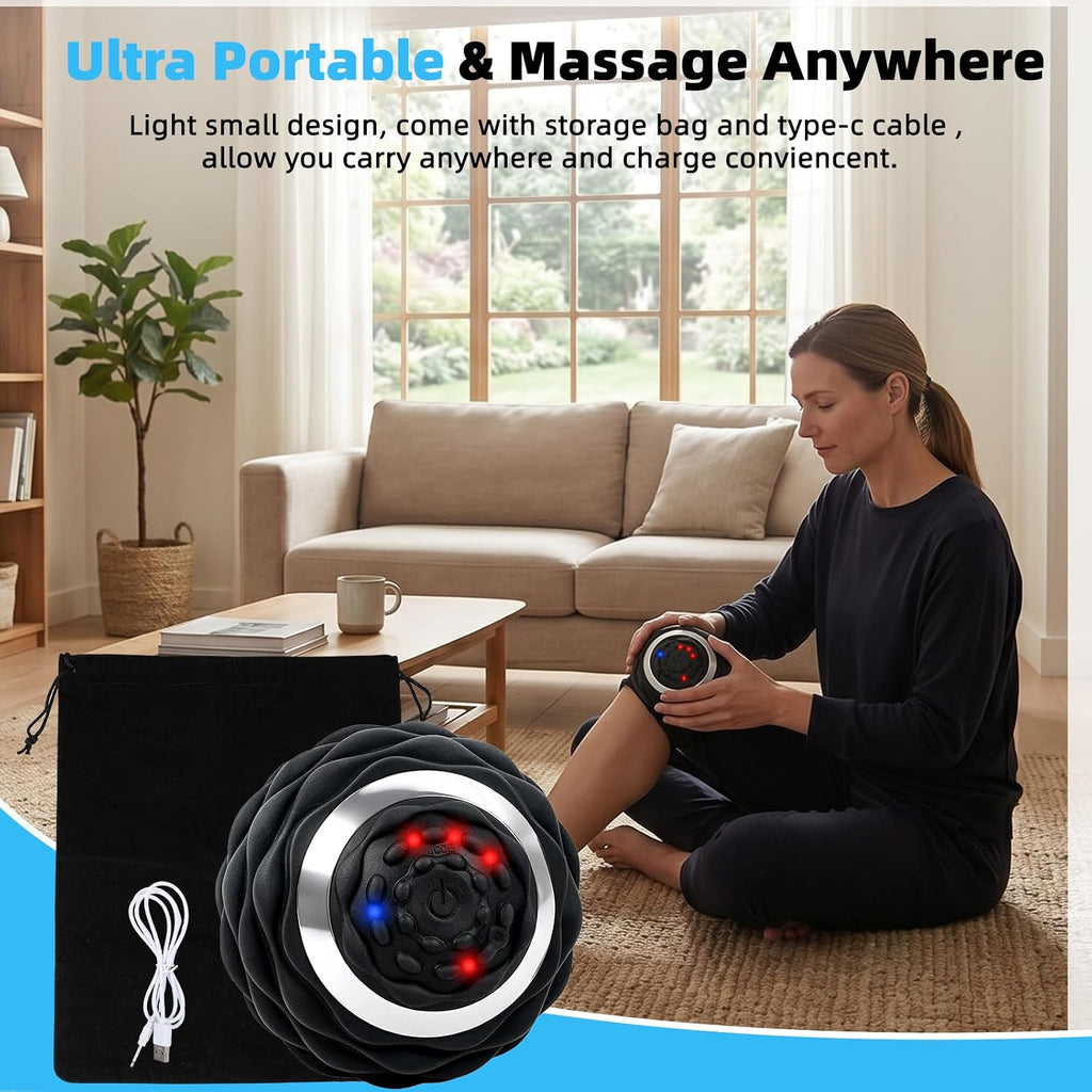 Upgraded 4-Gear Vibrating Lacrosse Ball Massage Ball Therapy