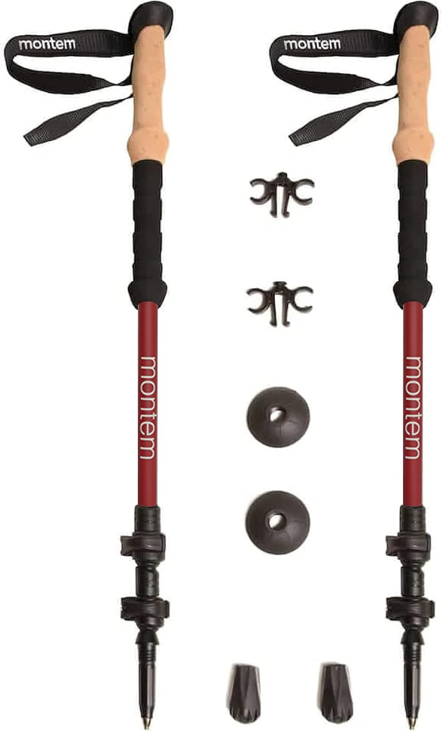 Montem Ultra Light Trekking, Walking, and Hiking Poles, 2-Pack