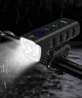 Front Bike Light or Front Headlight & Back Taillight Set, 2000 Lumens Super Bright Road Mountain Ebike Lights, Rechargeable & 6400mAh Ultra-Long Battery Life, 13 Lighting Modes