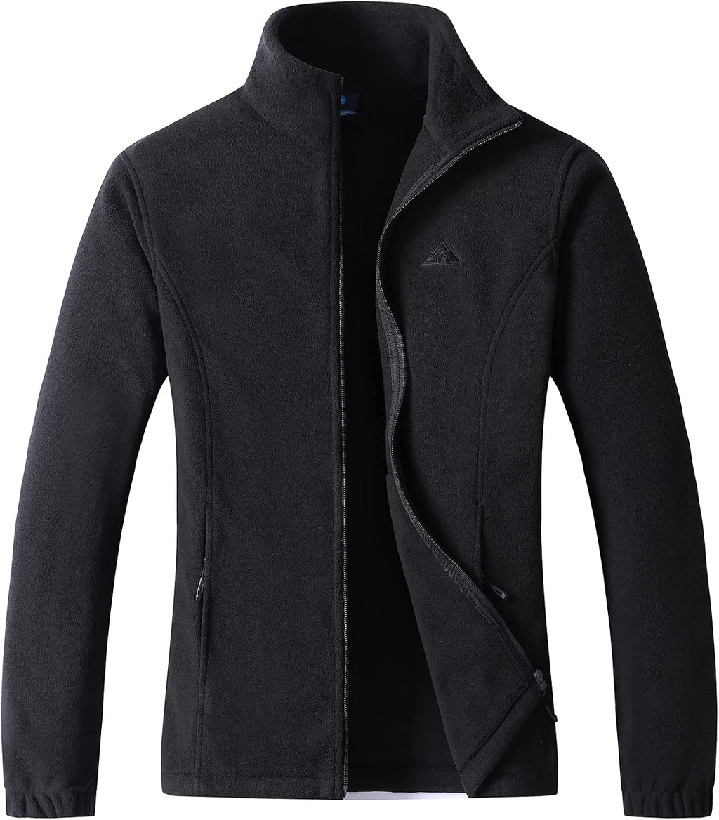 GIMECEN Women's Full Zip Soft Polar Fleece Jacket Outdoor Recreation Coat