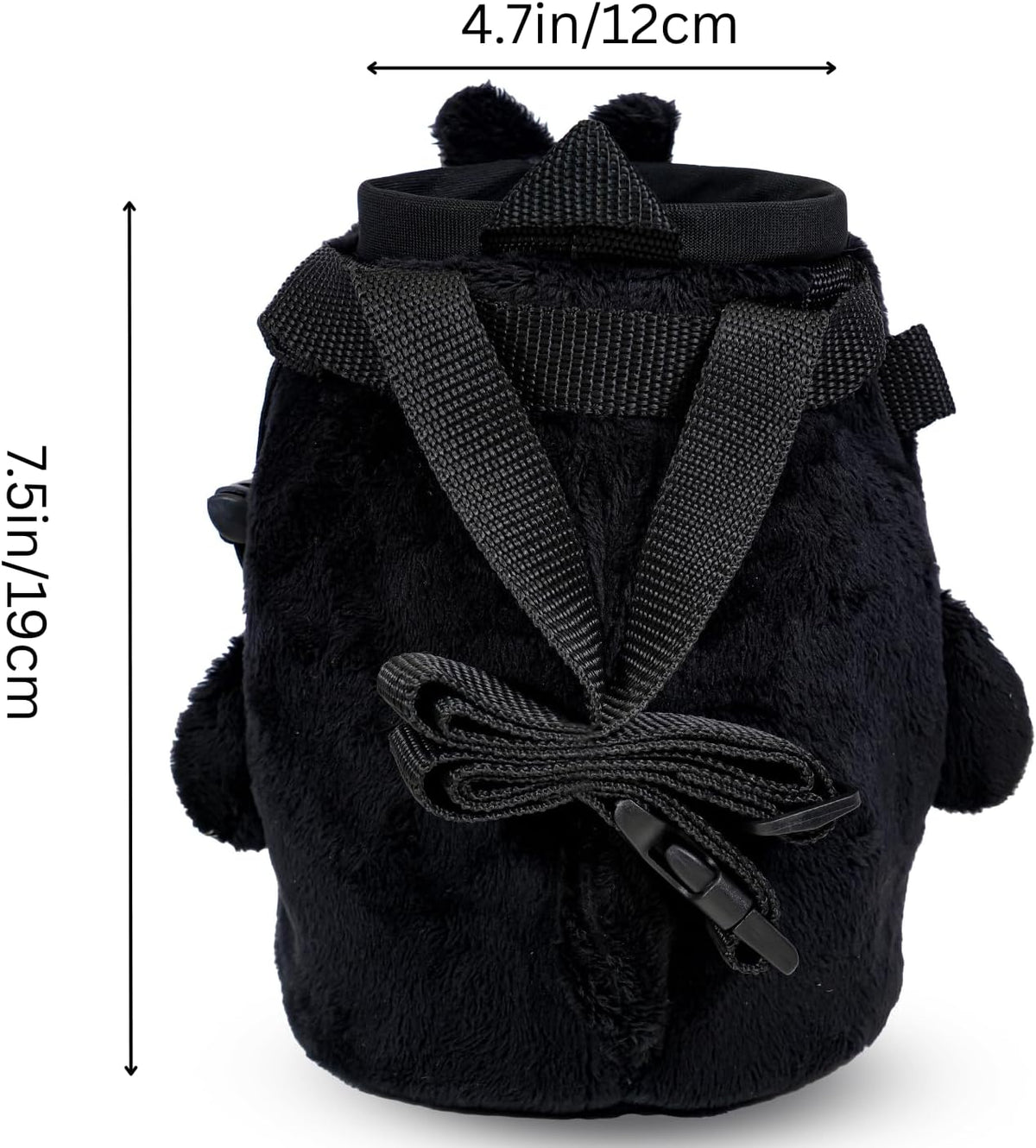 Chalk Bag for Rock Climbing - Cute Chalk Bag for Bouldering, Gym, Indoor & Outdoor Climbing with Adjustable Belt, Brush Holder & Carabiner