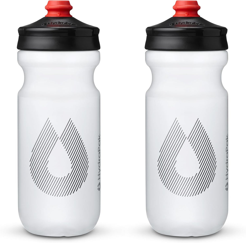 HydraPak Breakaway Surge Lightweight Bike Water Bottle (20oz, Clear)