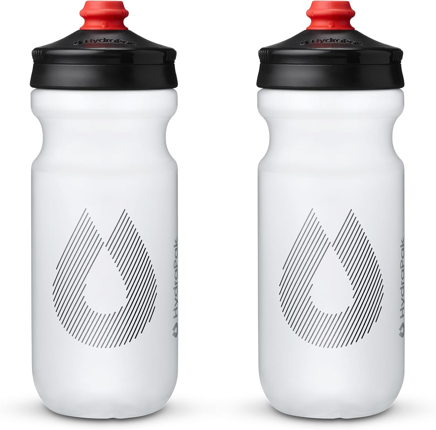 HydraPak Breakaway Surge Lightweight Bike Water Bottle (20oz, Clear)