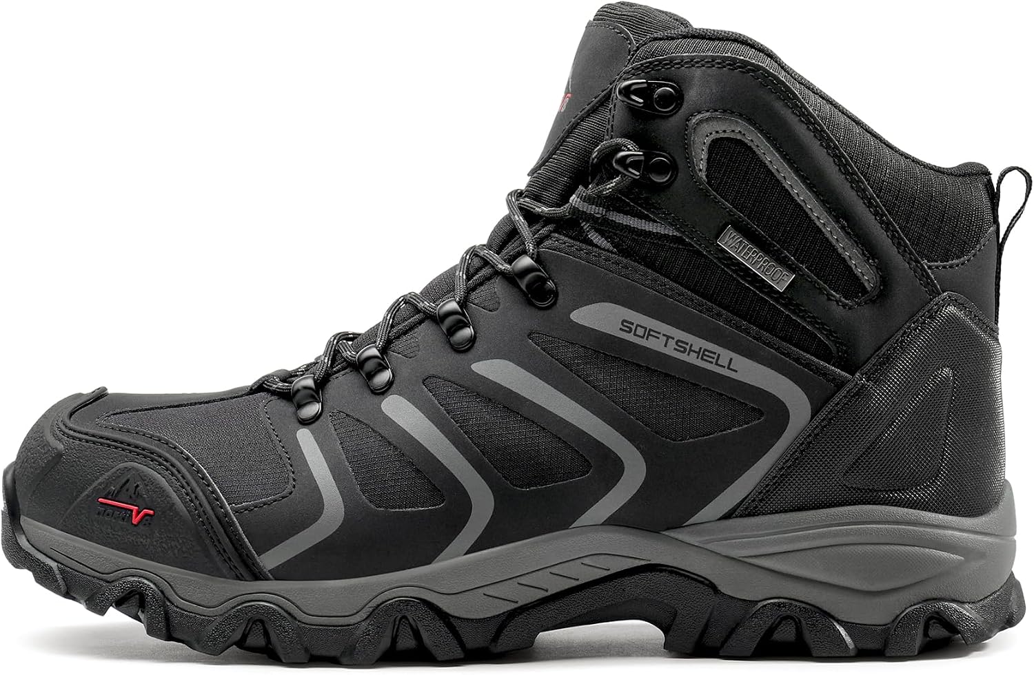NORTIV 8 Men's Ankle High Waterproof Hiking Boots
