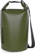 MARCHWAY Floating Waterproof Dry Bag Backpack 5L/10L/20L/30L/40L, Roll Top Sack Keeps Gear Dry for Kayaking, Rafting, Boating, Swimming, Camping, Hiking, Beach, Fishing