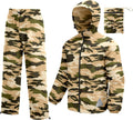 COOFANDY Men's Rain Suit 2 Piece Waterproof Breathable Rain Gear Lightweight Rain Jacket Pants Rainwear Suit