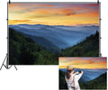 10x8ft Sunset Mountain Backdrop Backdrop Nature Scenery Background