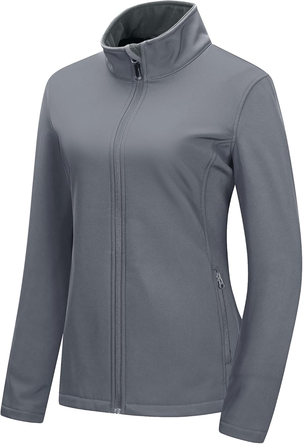 33,000ft Women's Waterproof Softshell Jacket Lightweight Fleece Lined Coat