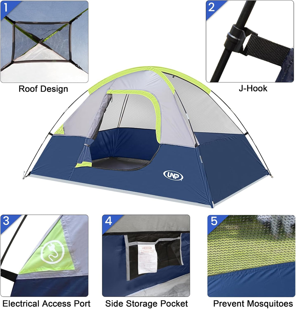 Camping Tent 2-4 Person Dome Tents