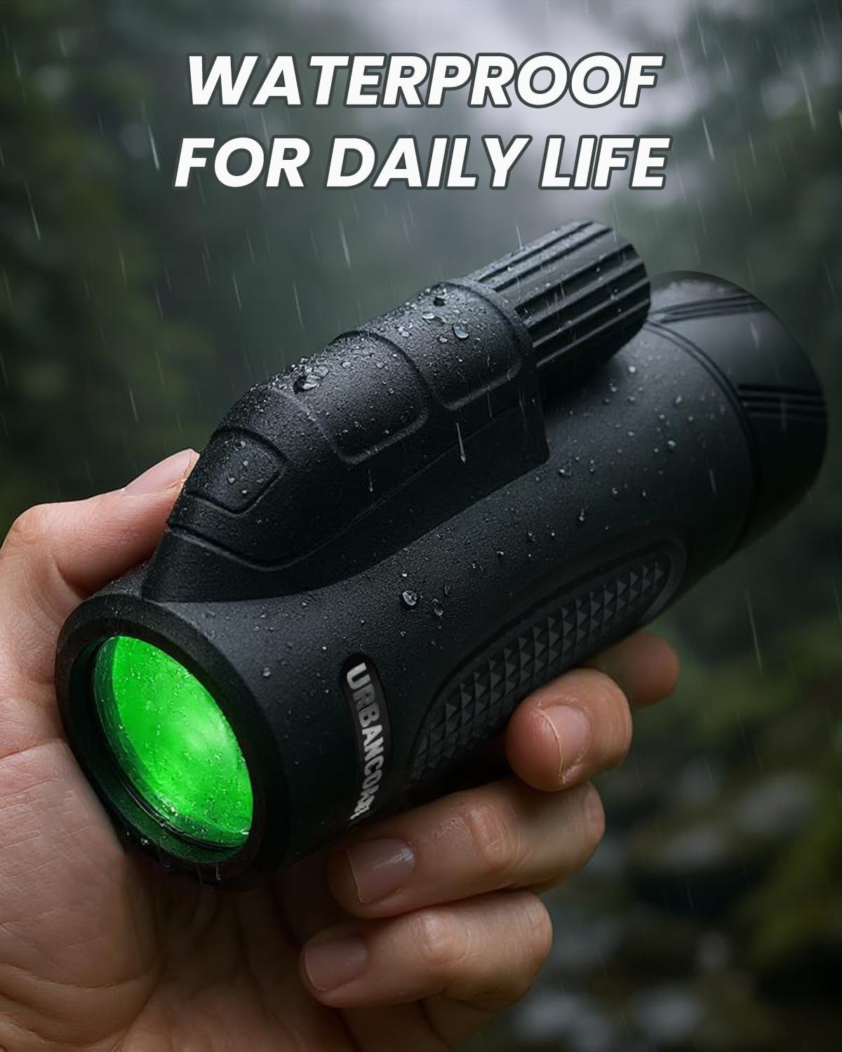 8x32 Pocket Monocular for Adults High Powered IP67 Waterproof for Outdoor
