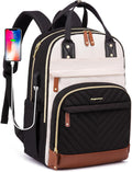 Laptop Backpack for Women Work Bag: 17.3 inch Travel Bookbag with USB Charg