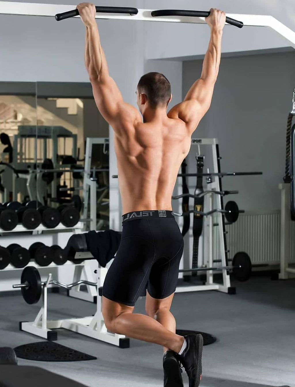 Compression Shorts Men Spandex Athletic Underwear Boxer Brief Base Layer