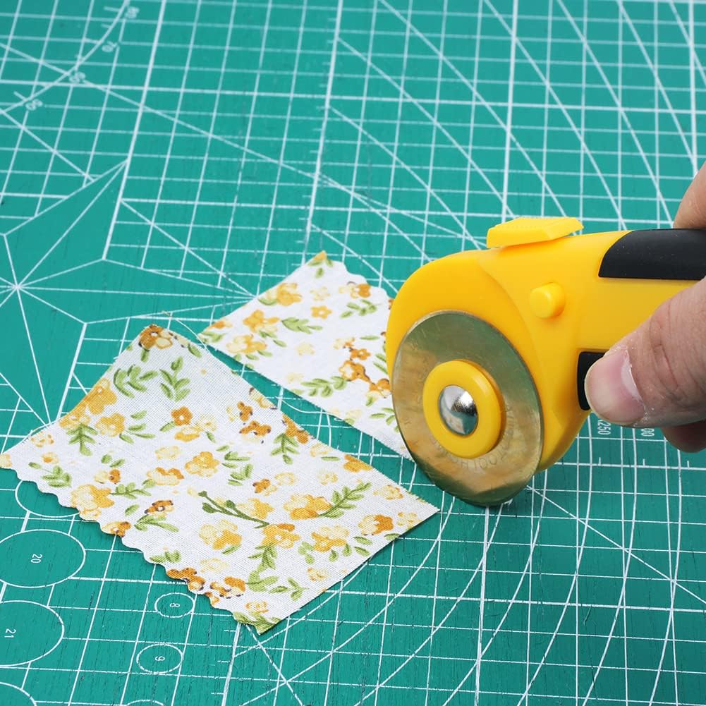 45mm Rotary Cutter for Fabric with 10 Titanium Rotary Blades