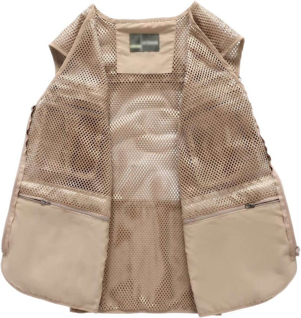 Hbufnha Outdoor Fishing Hunting Vest Multi Pockets Work Cargo Jacket
