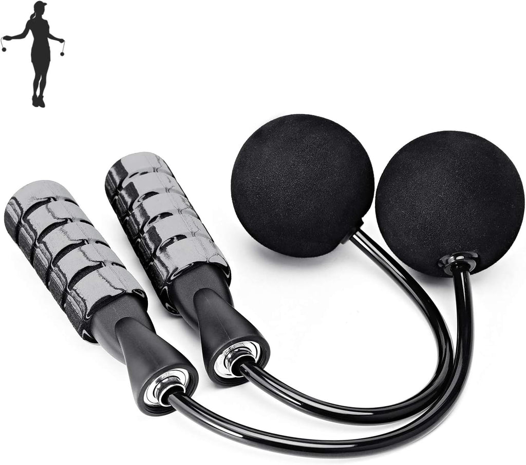 Jump Rope, Training Ropeless Skipping Rope for Fitness, Adjustable Weighted Cordless Jump Rope for Men and Women