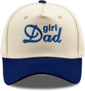 Embroidered Boy Girl Dad Mom Two-Tone Baseball Cap, Classic Dad Hat for Men Women His Her, Family Theme Gift Ideas