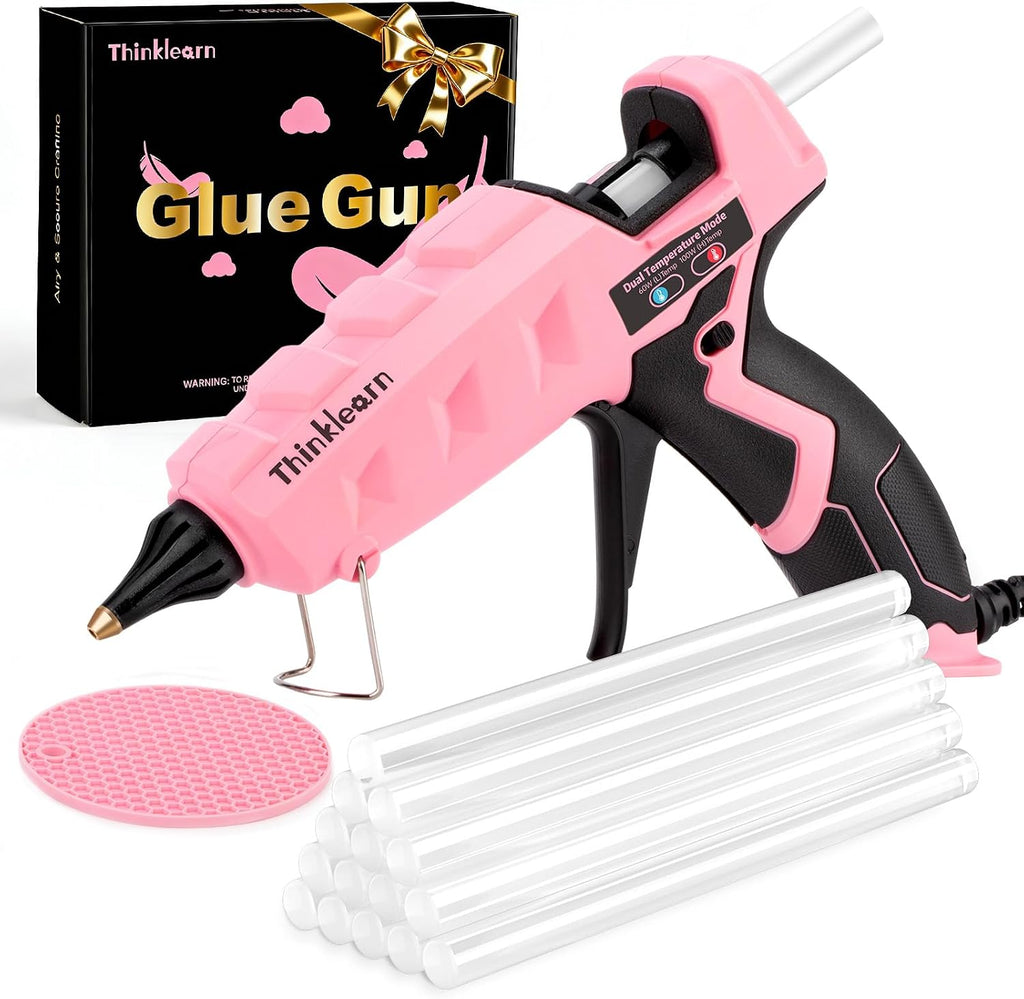 THINKLEARN Hot Glue Gun, Full Size, 60/100W Dual Power