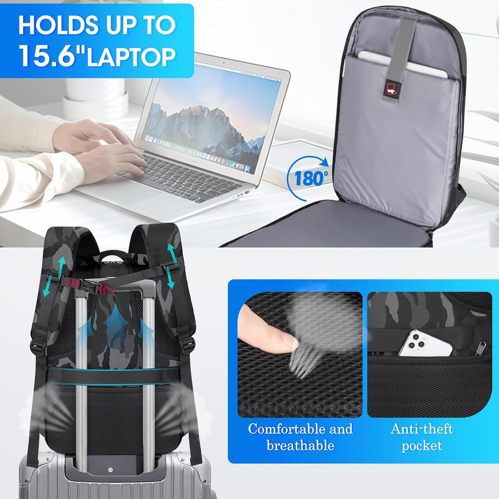 SDYSM Waterproof Camera Backpack 15.6 Inch,Camera Bags for Photographers