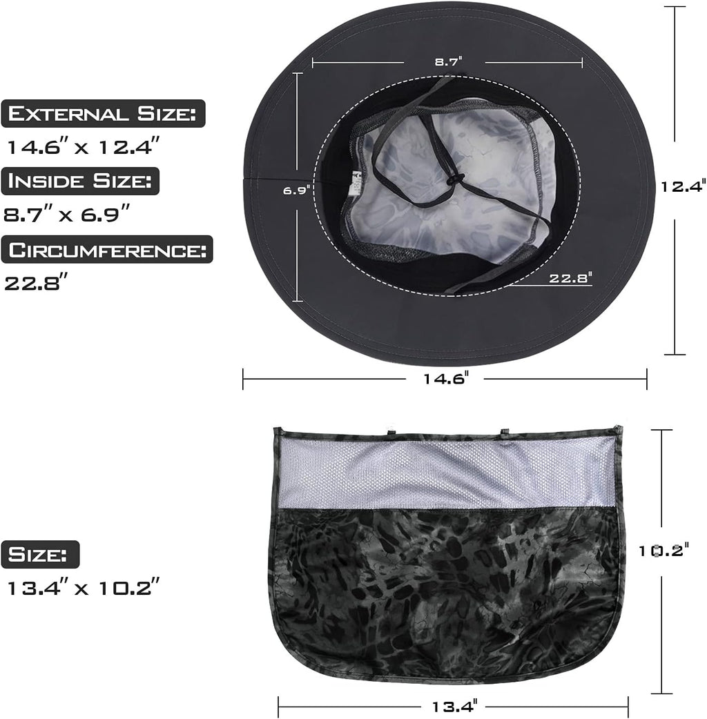 KastKing Sol Armis UPF 50 Boonie Hat for Sun Protection, Men Women