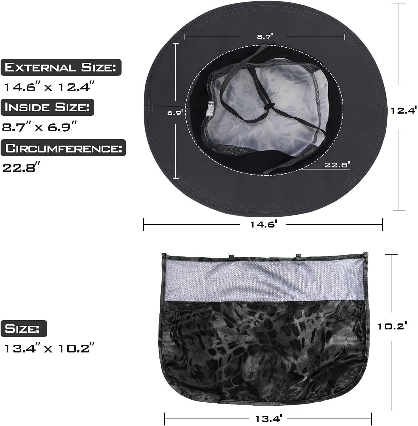 KastKing Sol Armis UPF 50 Boonie Hat for Sun Protection, Men Women