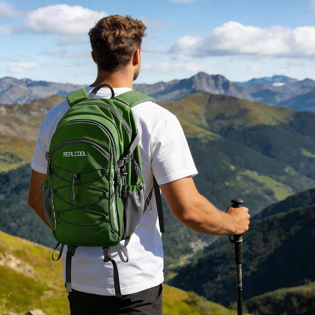 RealCool 20L Lightweight Hiking Backpack, Waterproof Daypack for Camping