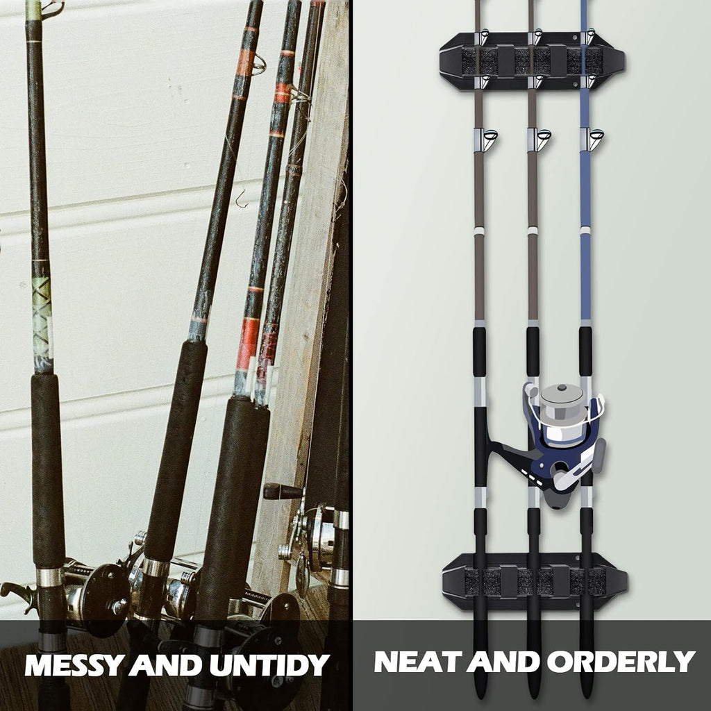Sratte 4 Pcs Rod Holders for Fishing Boat Wall Mount