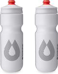 HydraPak Breakaway Surge Lightweight Bike Water Bottle (25oz, White)