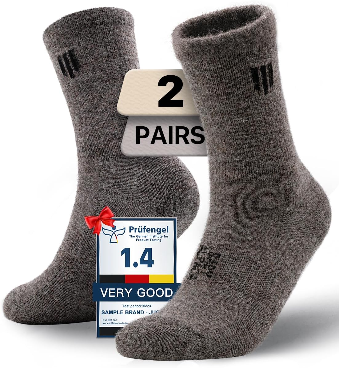 Juclise Baby Alpaca Wool Lightweight Micro Crew Socks for Men & Women