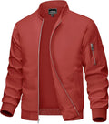 MAGCOMSEN Men's Bomber Jacket Lightweight Windbreaker Spring Fall Jacket
