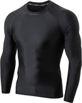 LAFROI Men's UPF 50+ BJJ Rash Guard Sun Protection Swim Shirt Long Sleeve | Quick Dry, lightweight, Baselayer, Compression Performance Fit, for Swim, Water Sports, Combat, CLY10C