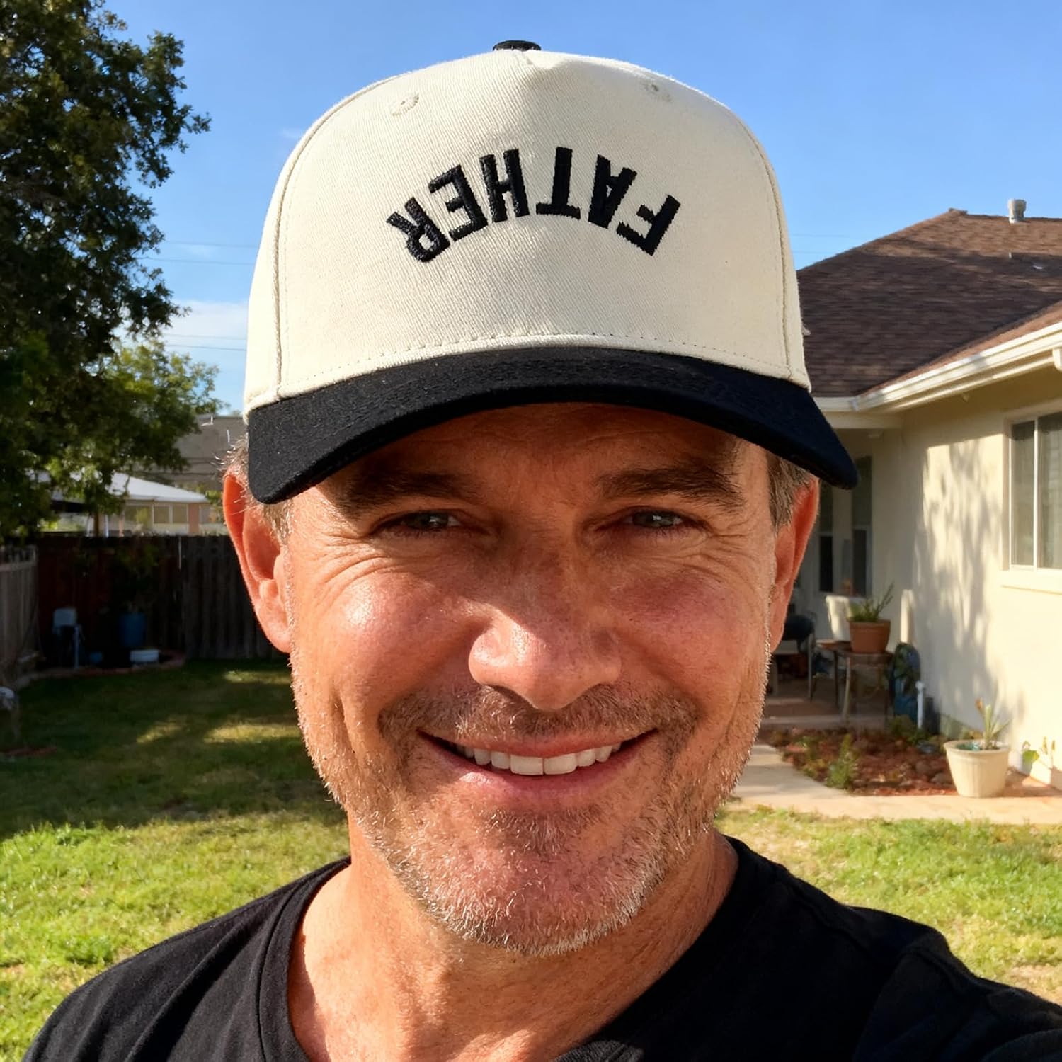 Embroidered Boy Girl Dad Mom Two-Tone Baseball Cap, Classic Dad Hat for Men Women His Her, Family Theme Gift Ideas