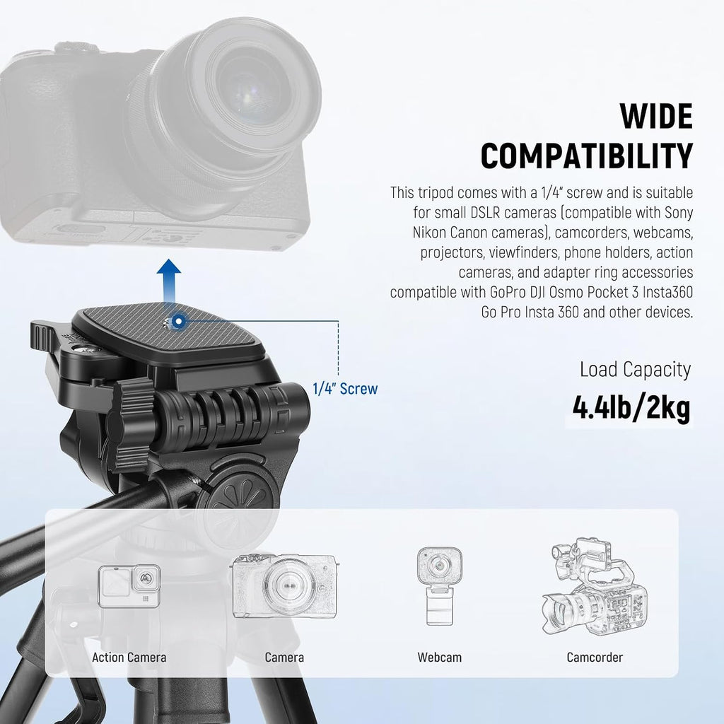 NEEWER Entry Level Version TP52 Mini Desk Phone Tripod Camera Webcam Stand
