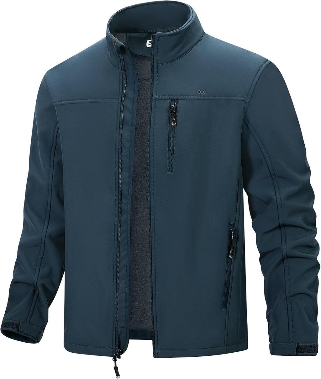 33,000ft Men's Waterproof Softshell Jacket Fleece Lightweight Windbreaker