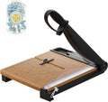 12 Inch Heavy Duty Paper Cutter, Wood Guillotine Paper Trimmer