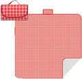 Outdoor Picnic Blanket,Extra Large Picnic Blanket Beach Blankets, Picnic Mat Waterproof Sand Proof Foldable Portable for Outdoor Camping Hiking Travel Grass Music Festival Lawn Mats (red)