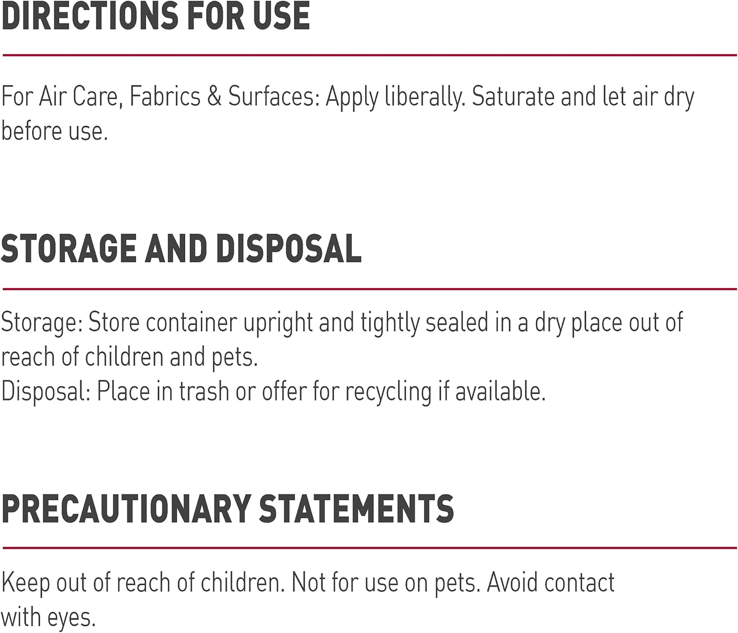 Nature's Miracle Air Care Spray for Multiple Surfaces, 24 oz