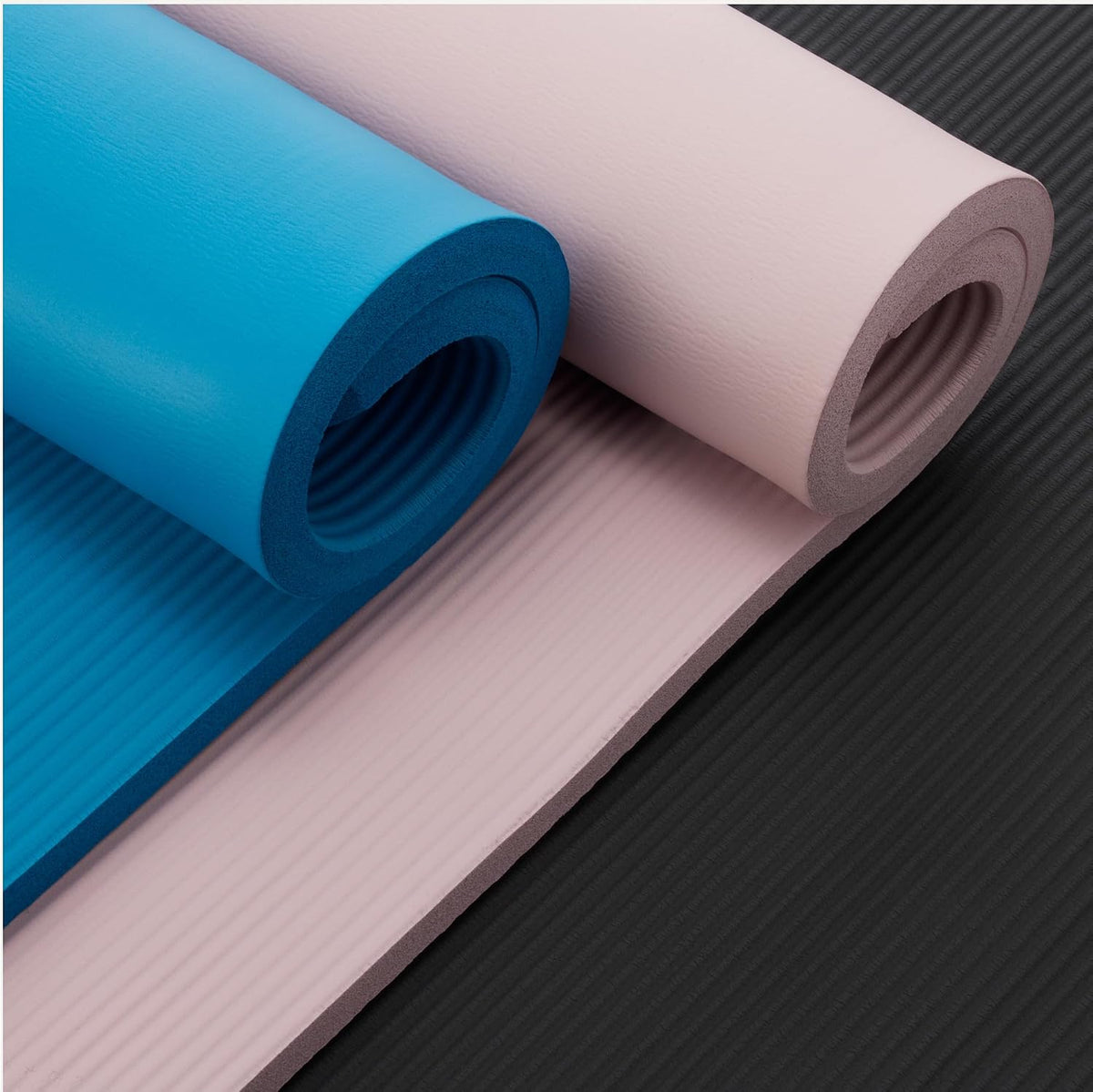 Amazon Basics Extra Thick Exercise Yoga Mat with Carrying Strap