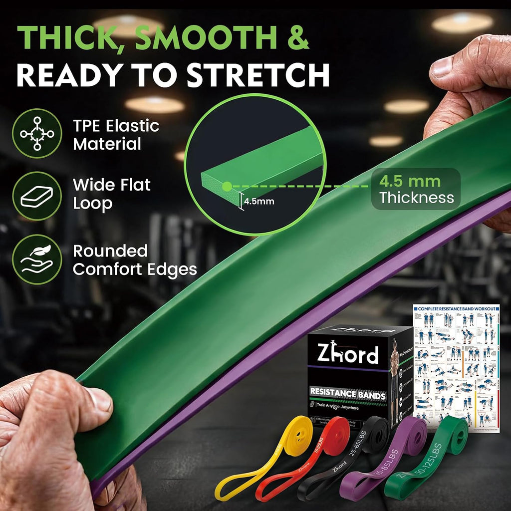 Resistance Bands, Exercise Bands Set for Working Out and Stretching
