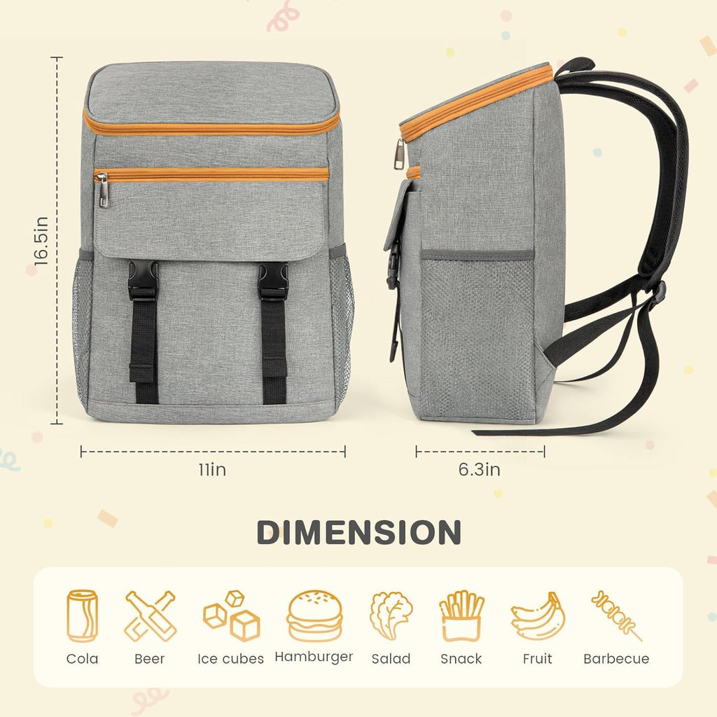 Backpack Cooler - 30 Cans Insulated Cooler Backpack for Men & Women