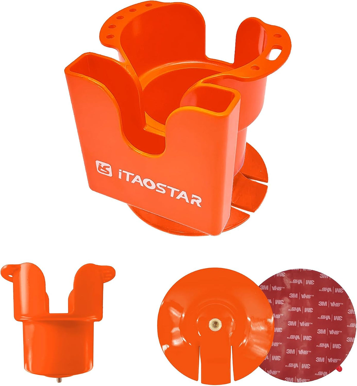 iTAOSTAR Multi Function Paddle Board Cup Holder,Two Section Paddle Board Drink Holder Suitable for Types of Cup/Bottle/Drink, Convenient Paddle Board Accessories for Fishing Gears and Phone Holder