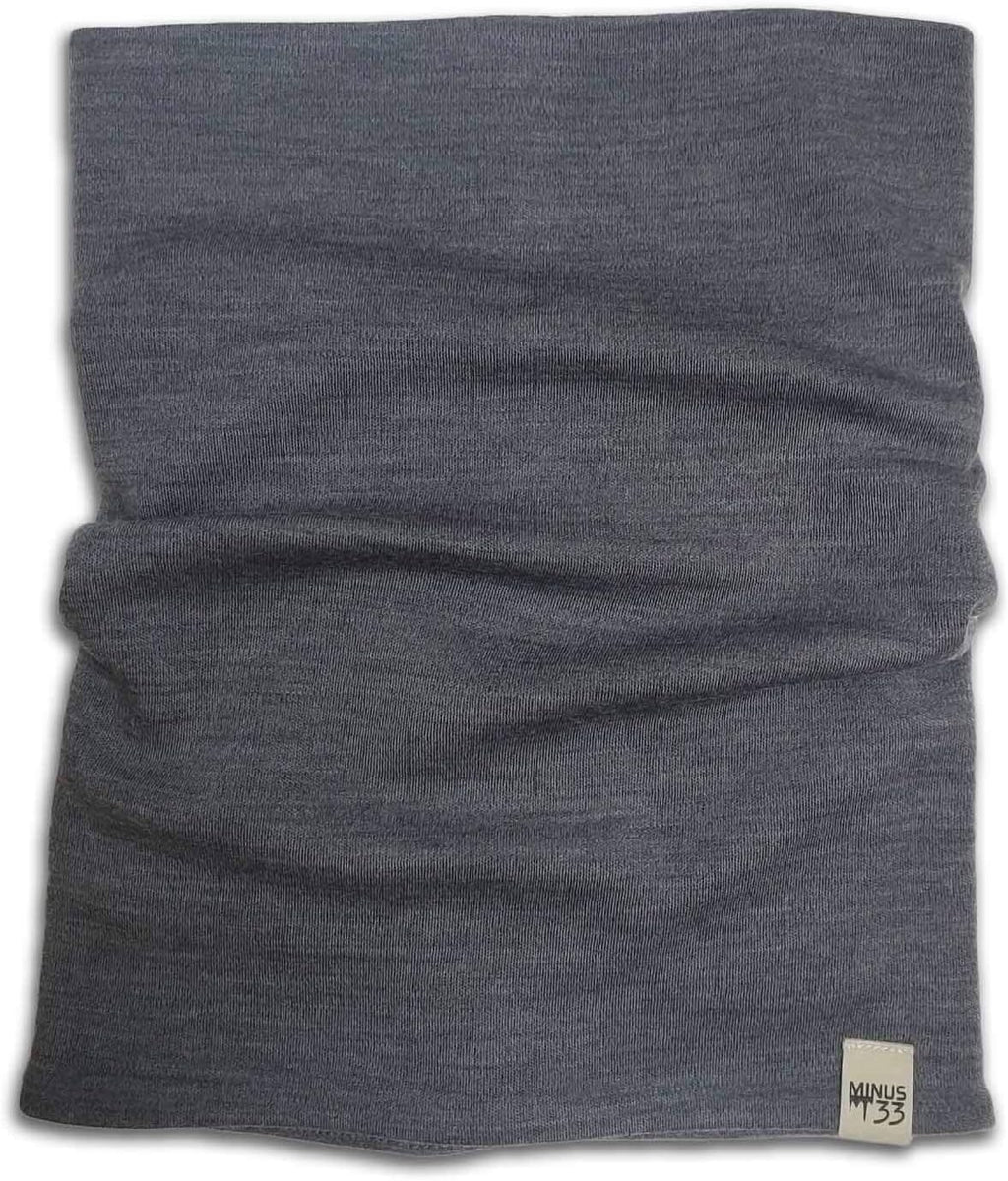 100% Merino Wool - Midweight Neck Gaiter - Skiing Neck Warmer - Winter Face Mask - Multipurpose Headwear