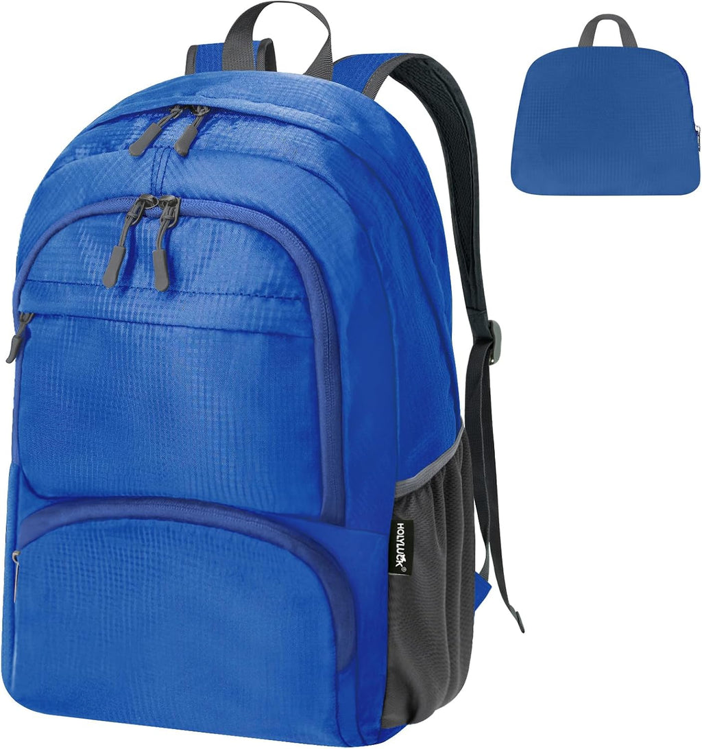 HOLYLUCK 20L lightweight packable Hiking Daypack Foldable Backpack for Men Women Small Travel Outdoor Foldable Shoulder Bag