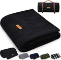 Molithe 100% Wool Blanket, 62" x 48", Warm, Thick, Military, Camping Gear