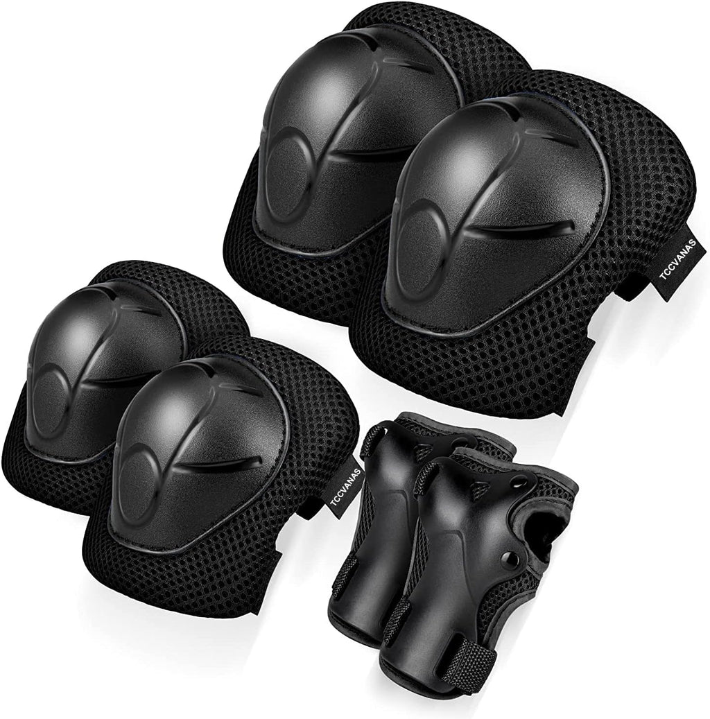 Kids Bike Helmet Set, CPSC Certified with Knee Pads Elbow Pads Wrist Guards,Adjustable Helmet for Ages 3-5-8-15 Toddler Kids&Youth,Bicycle Skateboarding…